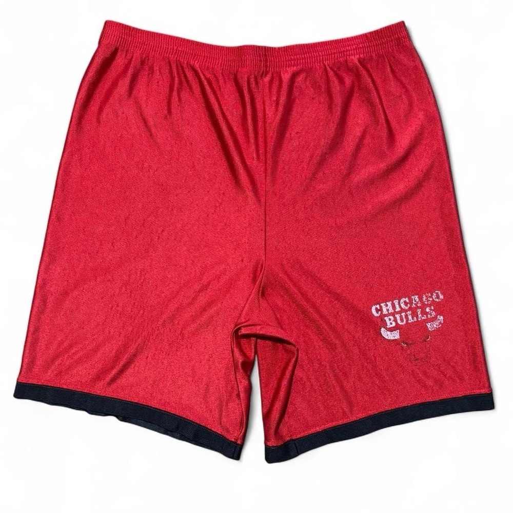 Vintage 90s Logo 7 Chicago Bulls Shorts NBA Basketball 32" Waist USA Made